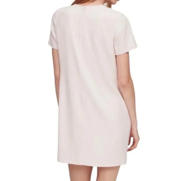 Aritzia Babaton Patricio Japanese Matte Crepe Mini Short Sleeve A-line Dress 4. - Picture 3 of 16